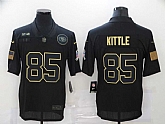 Nike 49ers 85 George Kittle Black 2020 Salute To Service Limited Jersey,baseball caps,new era cap wholesale,wholesale hats